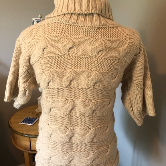 Cache brand short sleeve turtleneck sweater - Picture 4 of 5